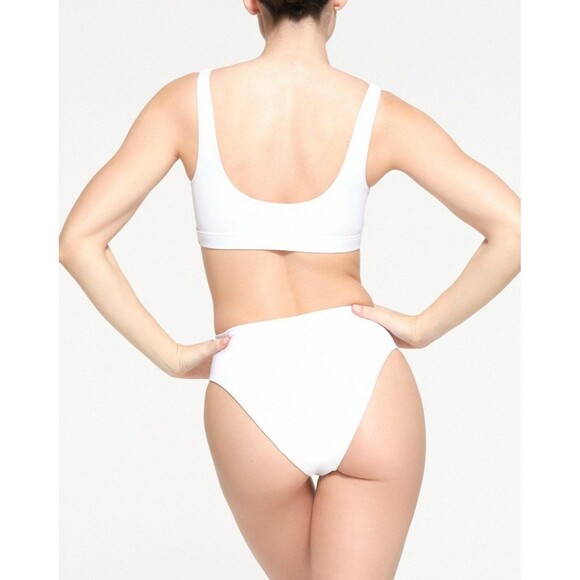 Skims Signature Swim Mid Waist Bottom marble Size large - Picture 4 of 6